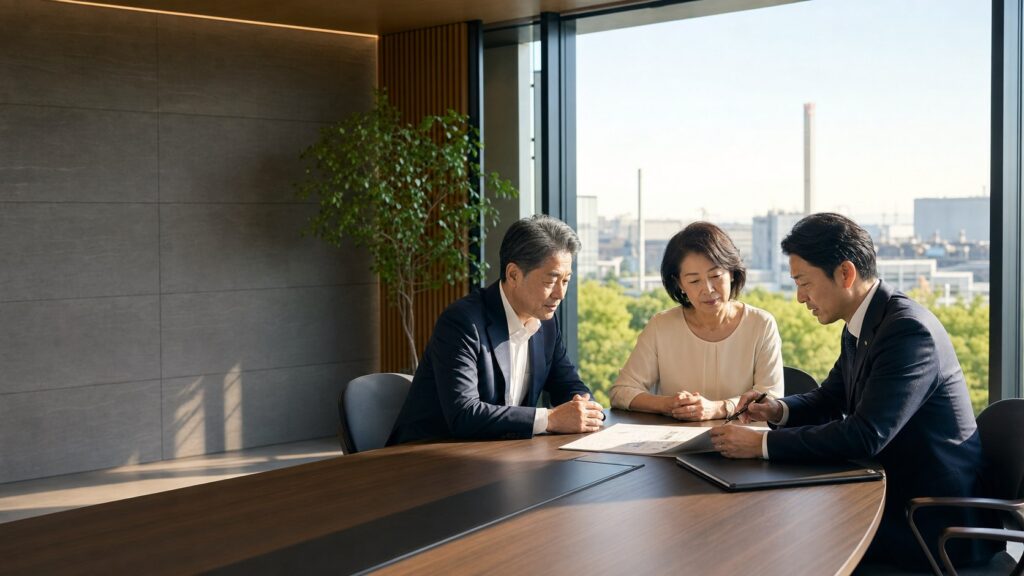 豊田市の機械工具商社M&Aについて、在庫管理や仕入先網、技術営業、工場保全需要承継の実務ポイントを確認するイメージ