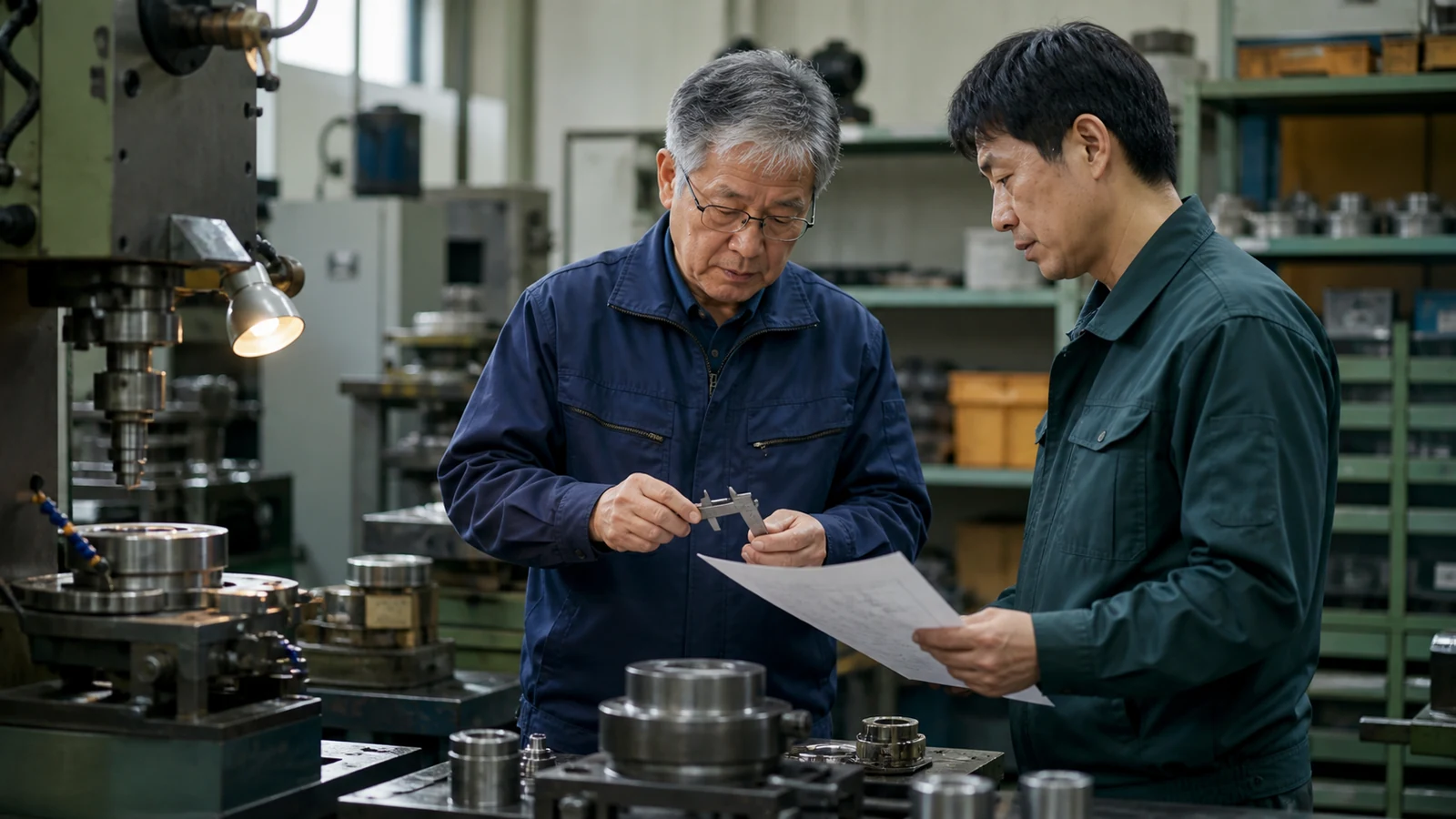 西三河の中小製造業で技能や設備を確認する現場のイメージ